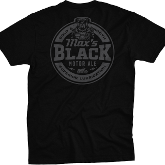 Black Motor Ale Tee