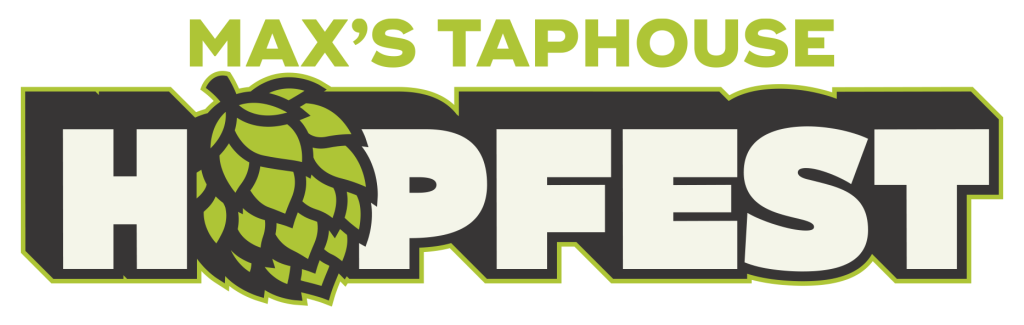 Hopfest Logo HORIZ - DARK Bkgd